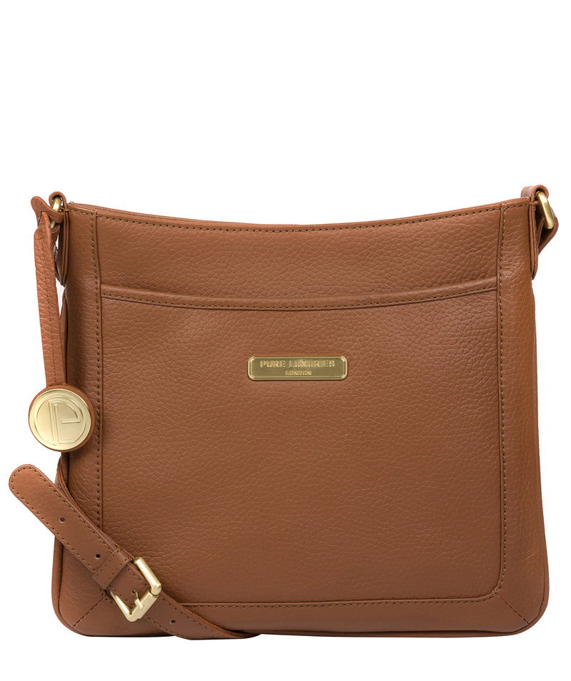 'Linby' Tan Leather Cross Body Bag image 1