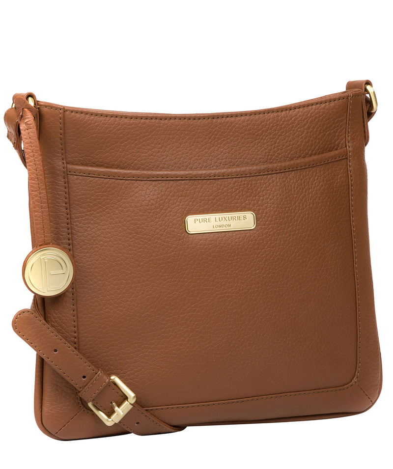 'Linby' Tan Leather Cross Body Bag image 5