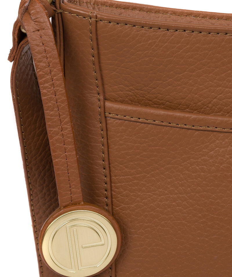 'Linby' Tan Leather Cross Body Bag image 6