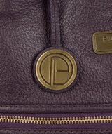 'Skipton' Plum Leather Tote Bag image 8