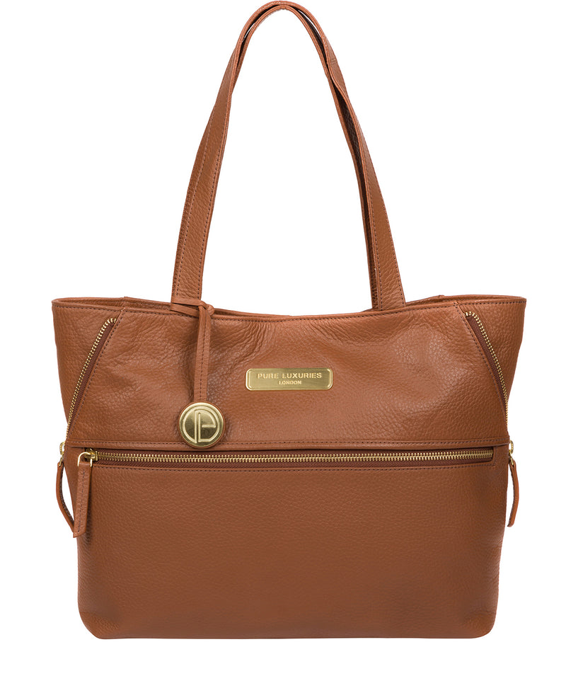 'Skipton' Tan Leather Tote Bag image 1