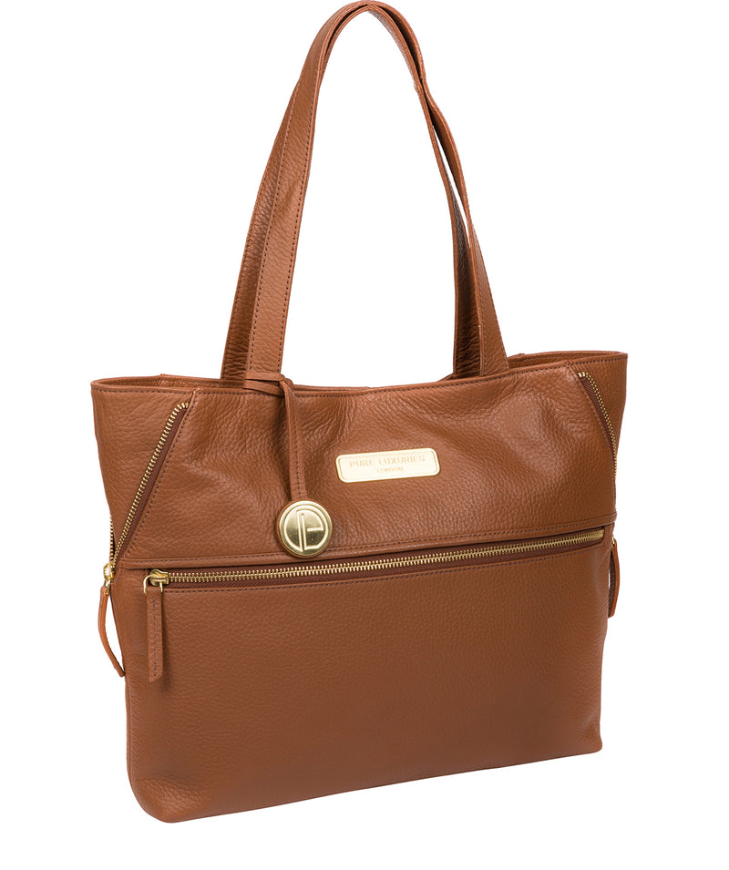 'Skipton' Tan Leather Tote Bag image 5