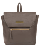 'Yeadon' Grey Leather Backpack image 1