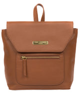 'Yeadon' Tan Leather Backpack image 1
