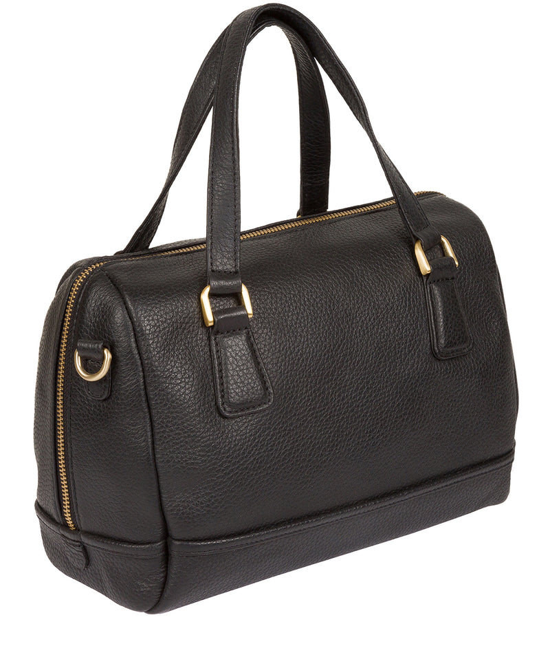 'Woodbury' Black Leather Handbag image 4
