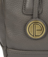 'Woodbury' Grey Leather Handbag image 6