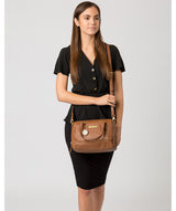 'Woodbury' Tan Leather Handbag image 7