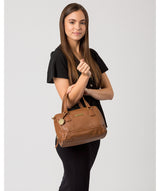 'Woodbury' Tan Leather Handbag image 2