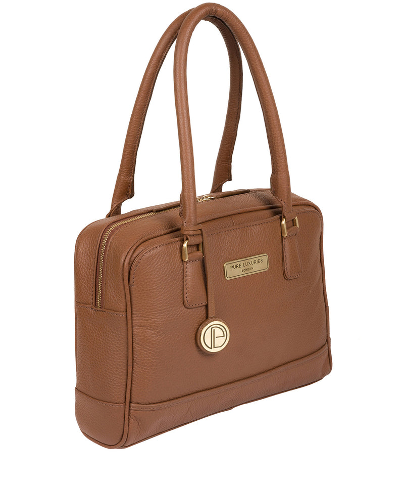 'Poole' Tan Leather Handbag image 3
