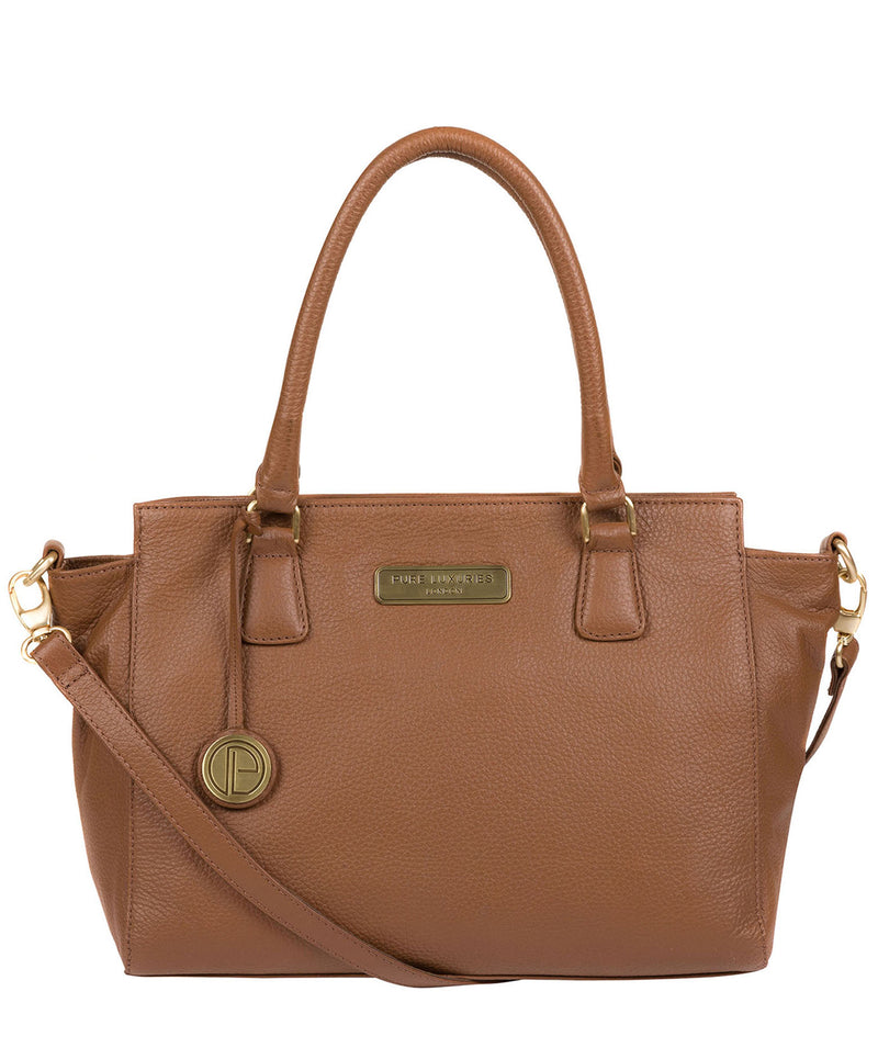 'Aston' Tan Leather Handbag image 1