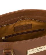'Aston' Tan Leather Handbag image 4