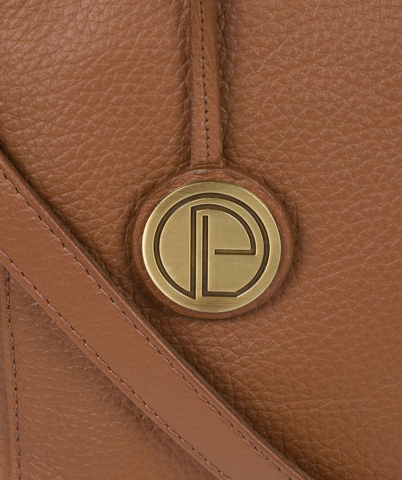 'Aston' Tan Leather Handbag image 6