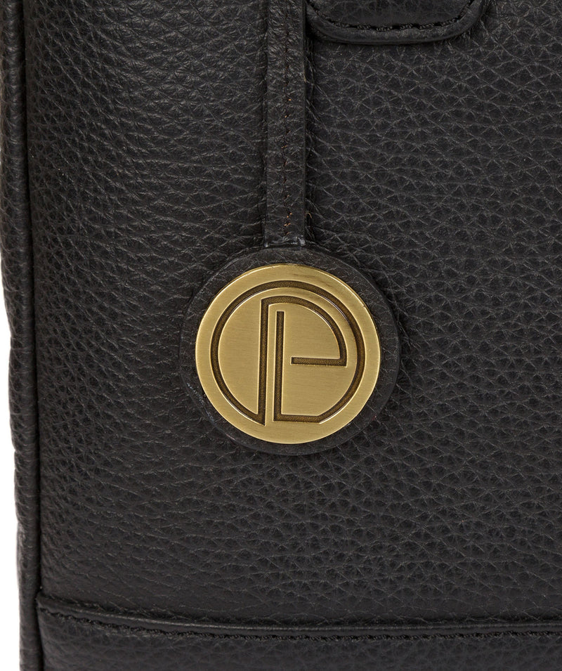 'Welbourne' Black Quality Leather Handbag image 6