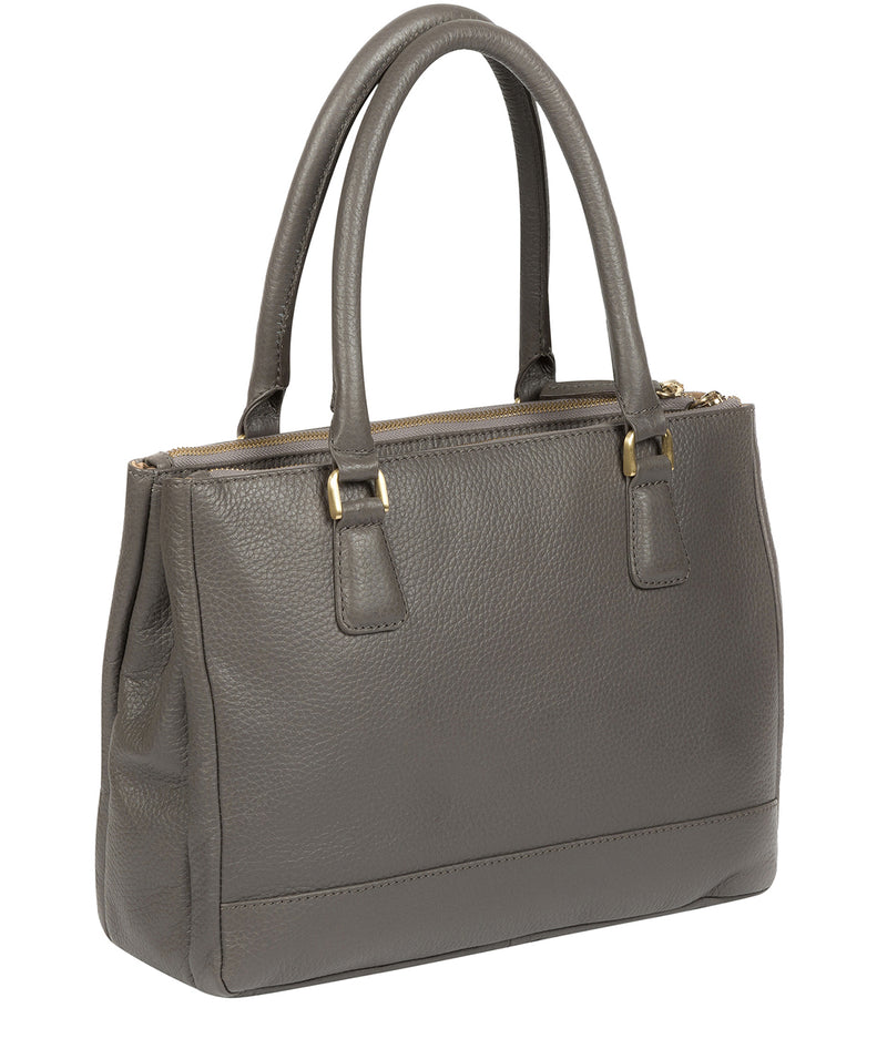 'Welbourne' Grey Leather Handbag image 8