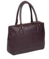 'Welbourne' Plum Leather Handbag image 7