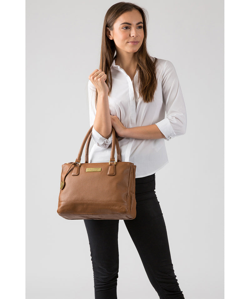 'Welbourne' Tan Leather Handbag