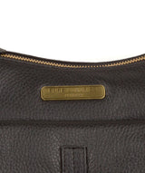 'Wells' Black Leather Shoulder Bag image 6