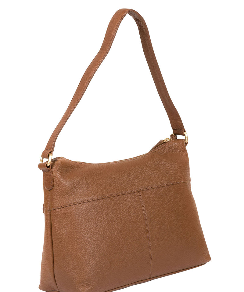 'Wells' Tan Leather Shoulder Bag image 5