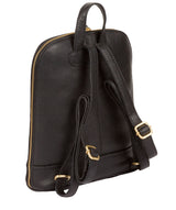 'Ellerton' Black Leather Backpack image 5