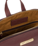 'Ellerton' Port Leather Backpack image 4