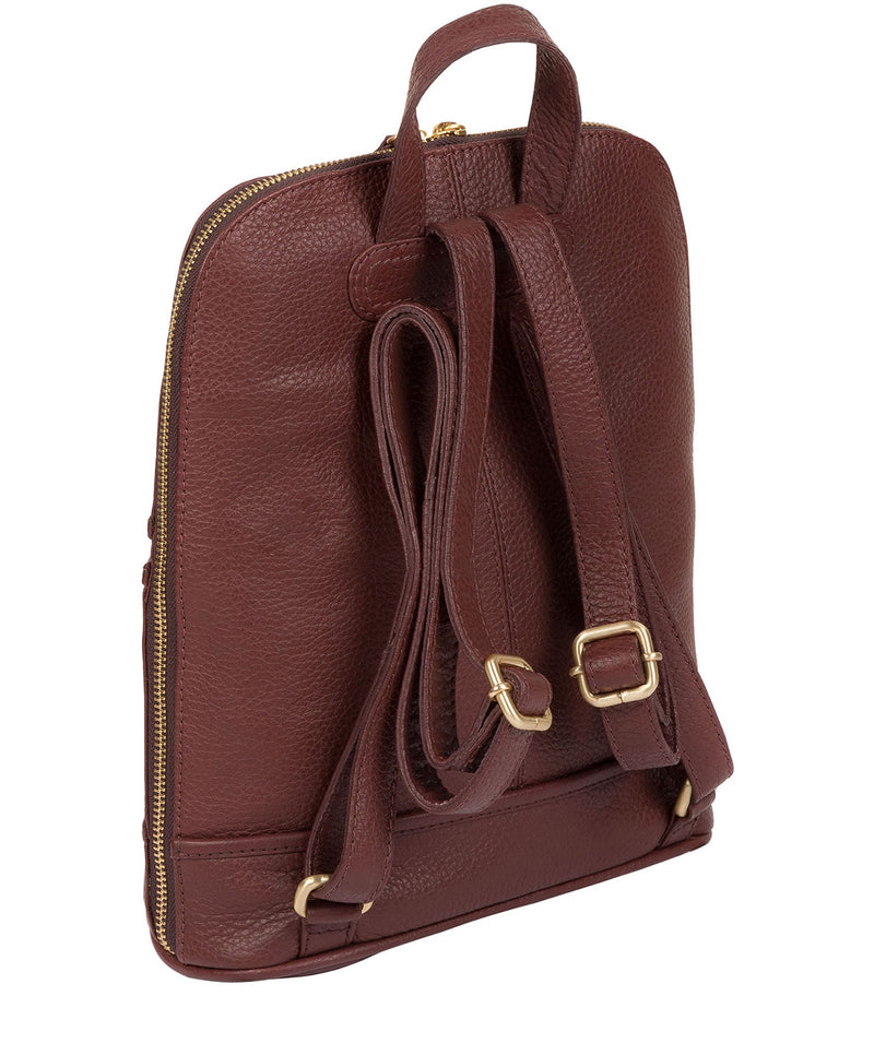 'Ellerton' Port Leather Backpack image 5