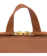 'Ellerton' Tan Leather Backpack image 6