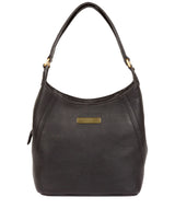 'Somerby' Black Leather Shoulder Bag Pure Luxuries London