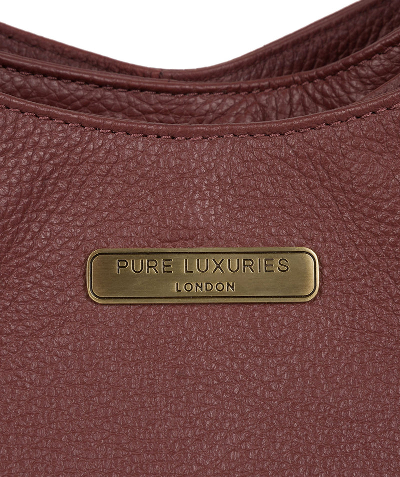 'Somerby' Port Leather Shoulder Bag image 6