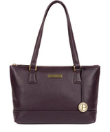 'Wimbourne' Grey Leather Tote Bag