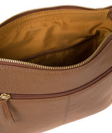 'Porth' Tan Leather Cross Body Bag image 6