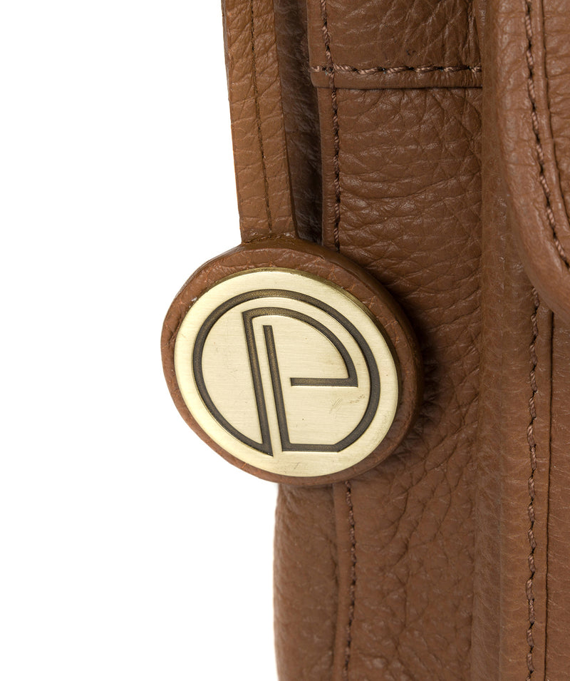 'Porth' Tan Leather Cross Body Bag image 7