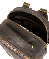 'Gloria' Grey Leather Backpack image 4