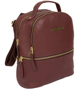 'Gloria' Port Quality Leather Backpack