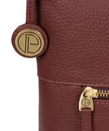 'Barbara' Port Leather Shoulder Bag image 4