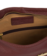 'Barbara' Port Leather Shoulder Bag image 5