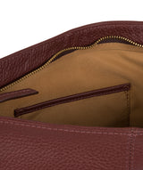 'Barbara' Port Leather Shoulder Bag image 7