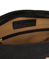 'Dorothea' Black Leather Shoulder Bag image 4