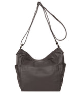 'Dorothea' Slate Leather Shoulder Bag image 1