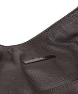 'Dorothea' Slate Leather Shoulder Bag image 6