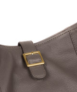 'Elaine' Grey Leather Shoulder Bag  image 6