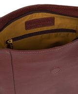 'Elaine' Port Leather Shoulder Bag image 4