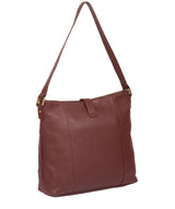 'Elaine' Port Leather Shoulder Bag image 6