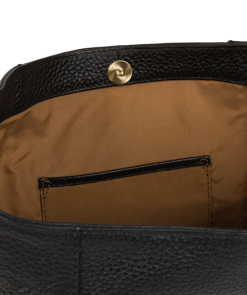 'Rachael' Black Leather Shoulder Bag image 7