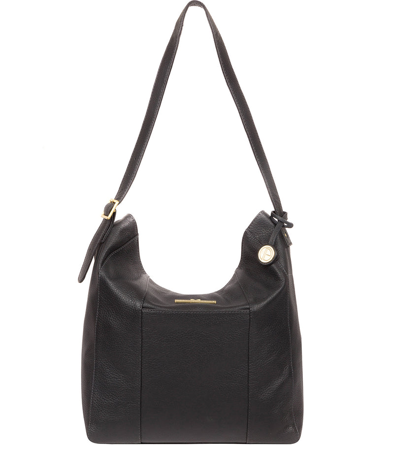 'Rachael' Midnight Blue Leather Shoulder Bag image 1