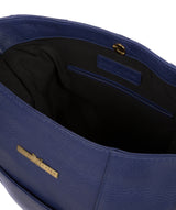 'Rachael' Navy Leather Shoulder Bag image 4