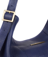 'Rachael' Navy Leather Shoulder Bag image 6