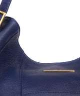 'Rachael' Navy Leather Shoulder Bag image 7