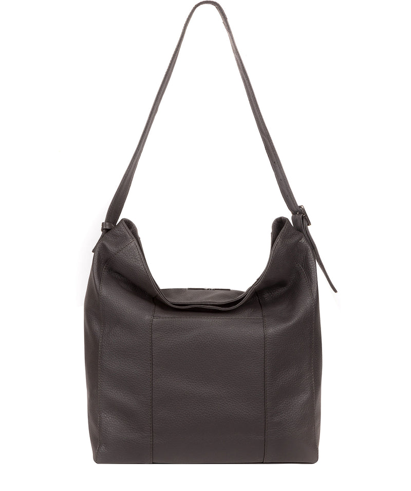 'Rachael' Slate Leather Shoulder Bag image 3