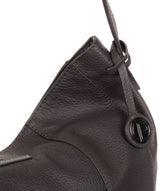 'Rachael' Slate Leather Shoulder Bag image 6