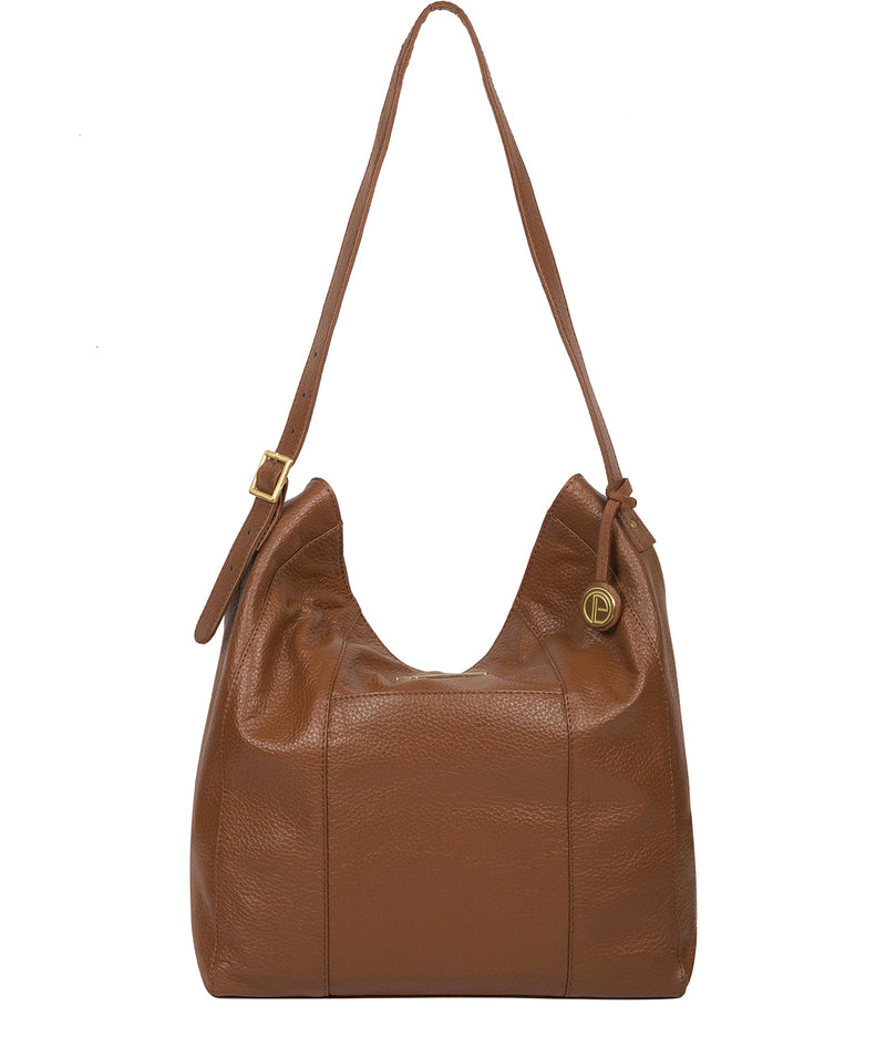 'Rachael' Tan Leather Shoulder Bag image 1